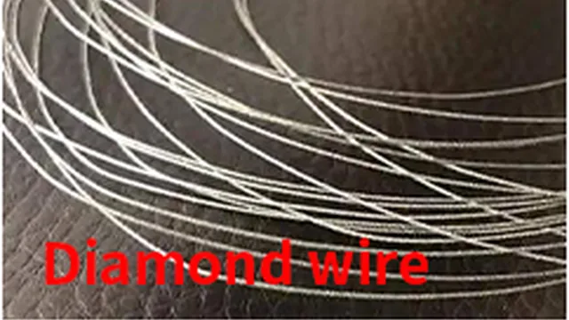 Industrial diamond wire saw for precision cutting