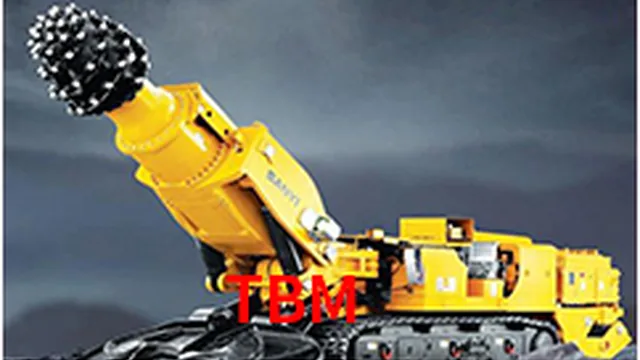 Tunnel boring machine using PDC cutting elements